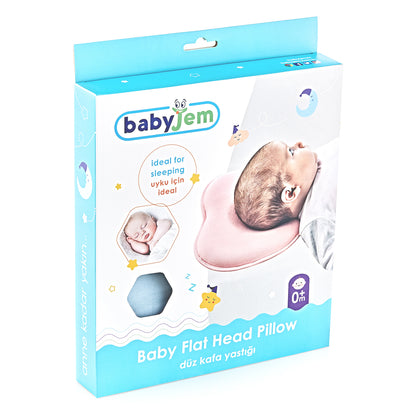 Babyjem Flat Head Prevention Pillow - Pink