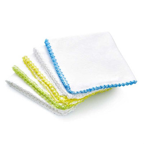 Babyjem Baby Hanky 10 Pcs - White 28X28 Cm