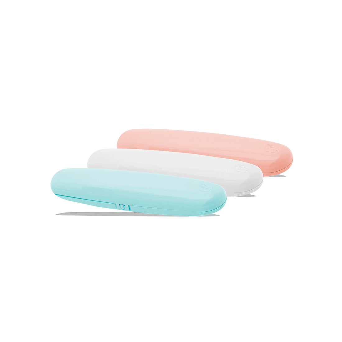 Babyjem Plastic Fork &amp; Spoon Travel Case - Rose Color