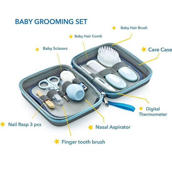 Babyjem Baby Grooming Set 9 Pcs/ Blue
