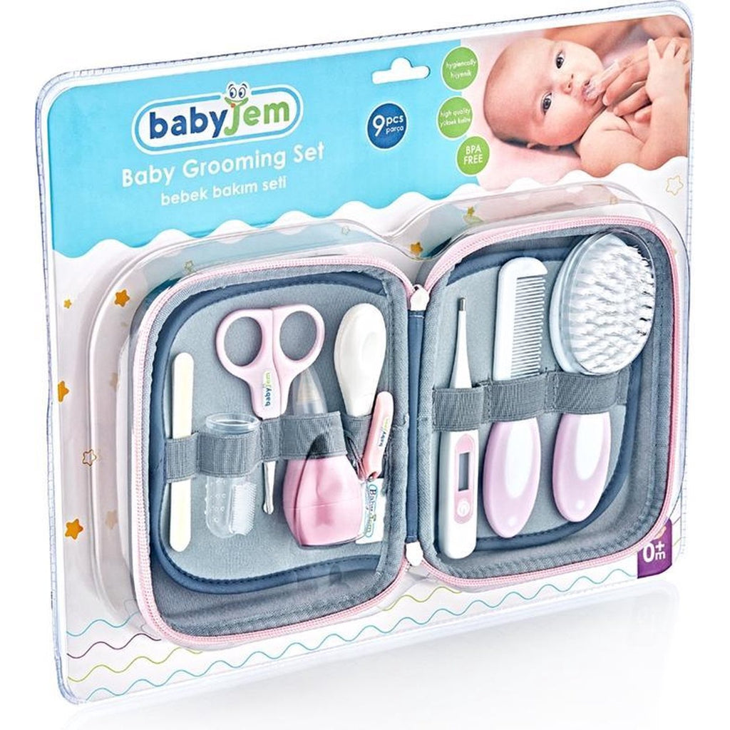 Babyjem Baby Grooming Set 9 Pcs/ Pink