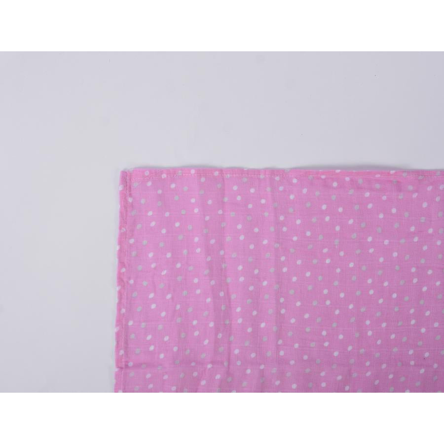 Mother's Choice Baby Girl 3 Pcs Muslin Receiver/Wrap/Blanket - Pink