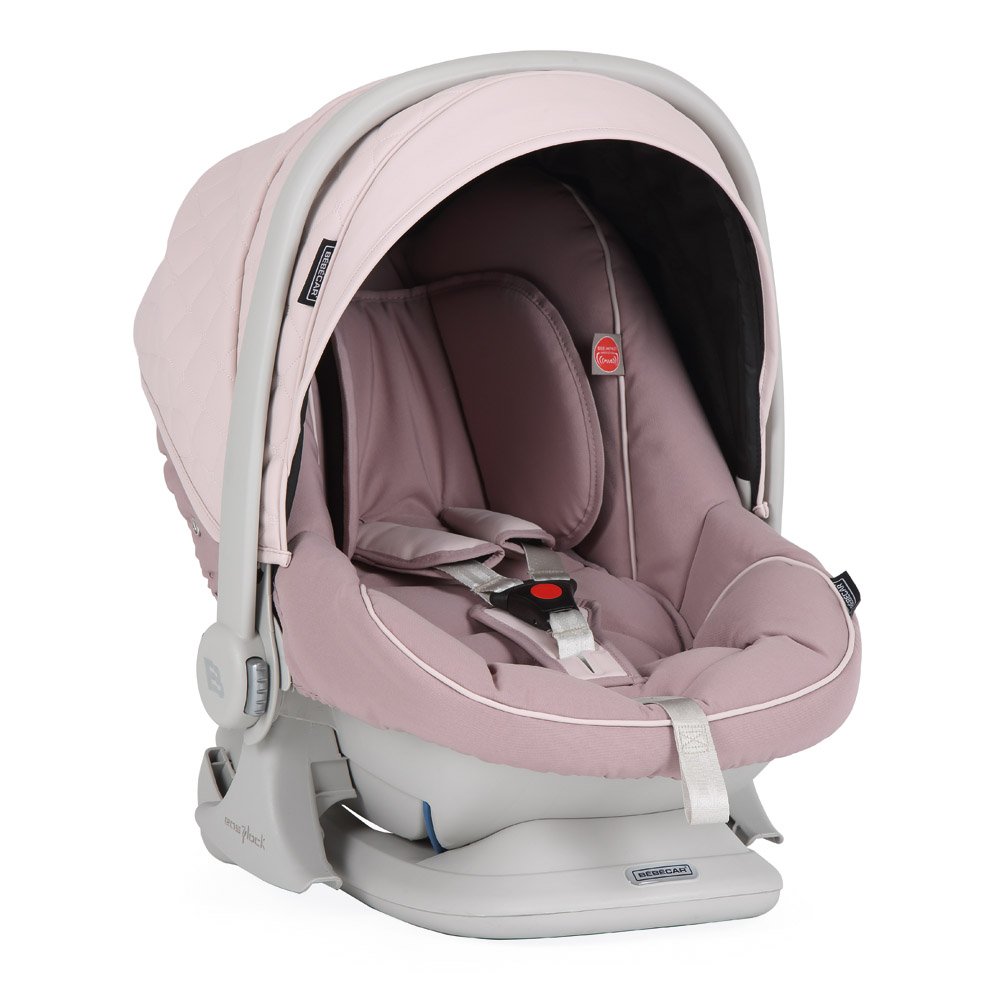 Bebecar PR Stylo Class + Bag + Car Seat - SP954 (Soft Pink)