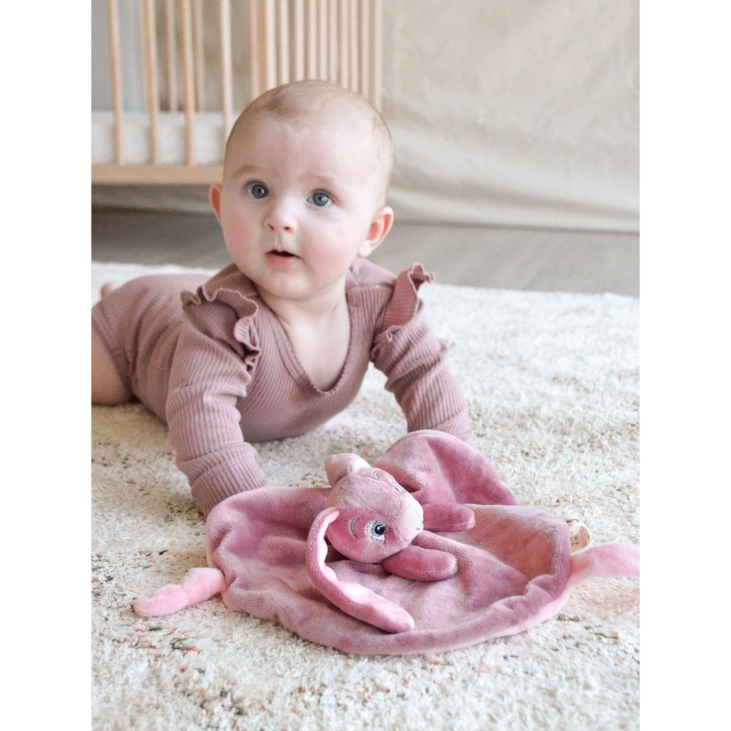 My Teddy My Newborn Collection Security Blanket - Pink