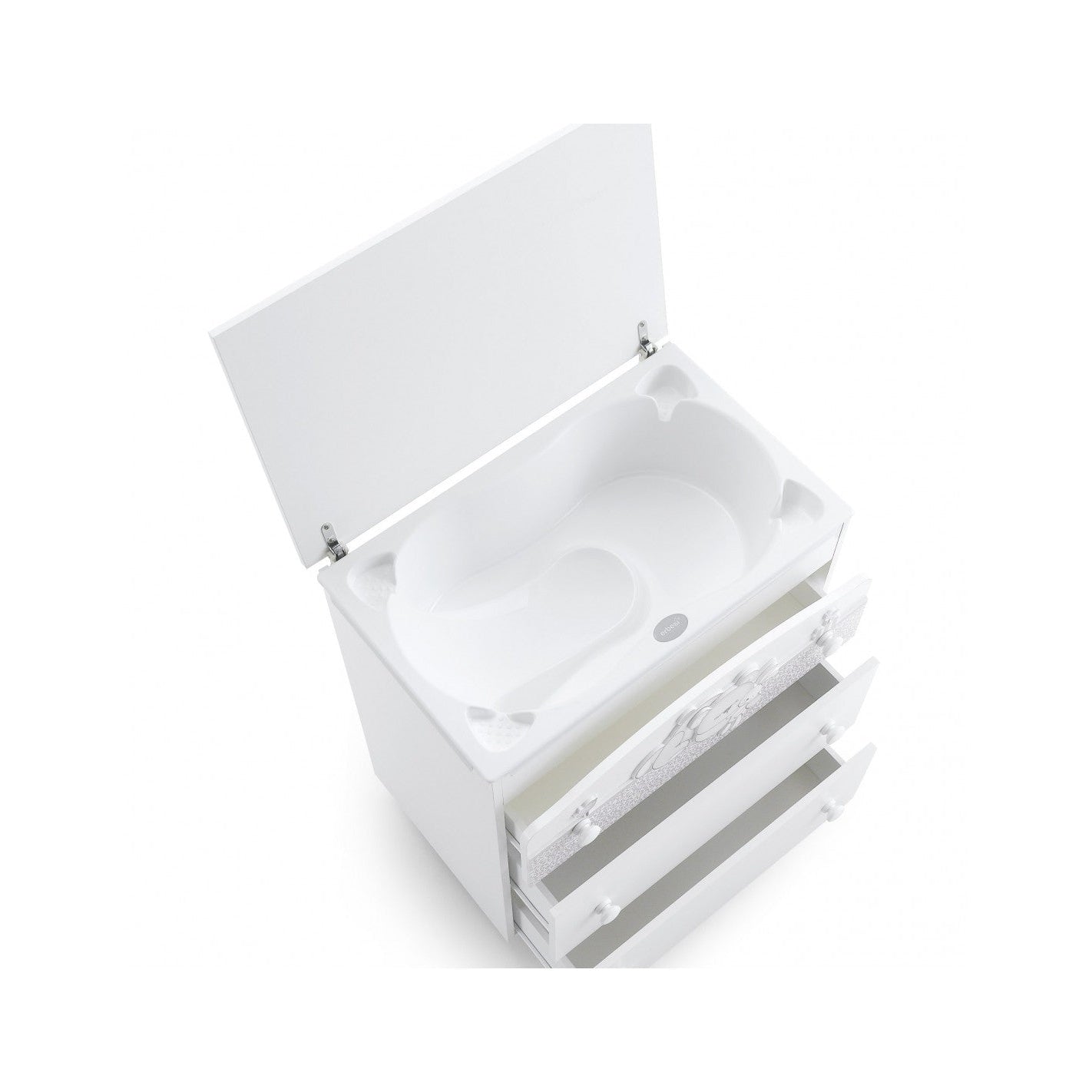 Erbesi Tato Baby Bath White Tortora