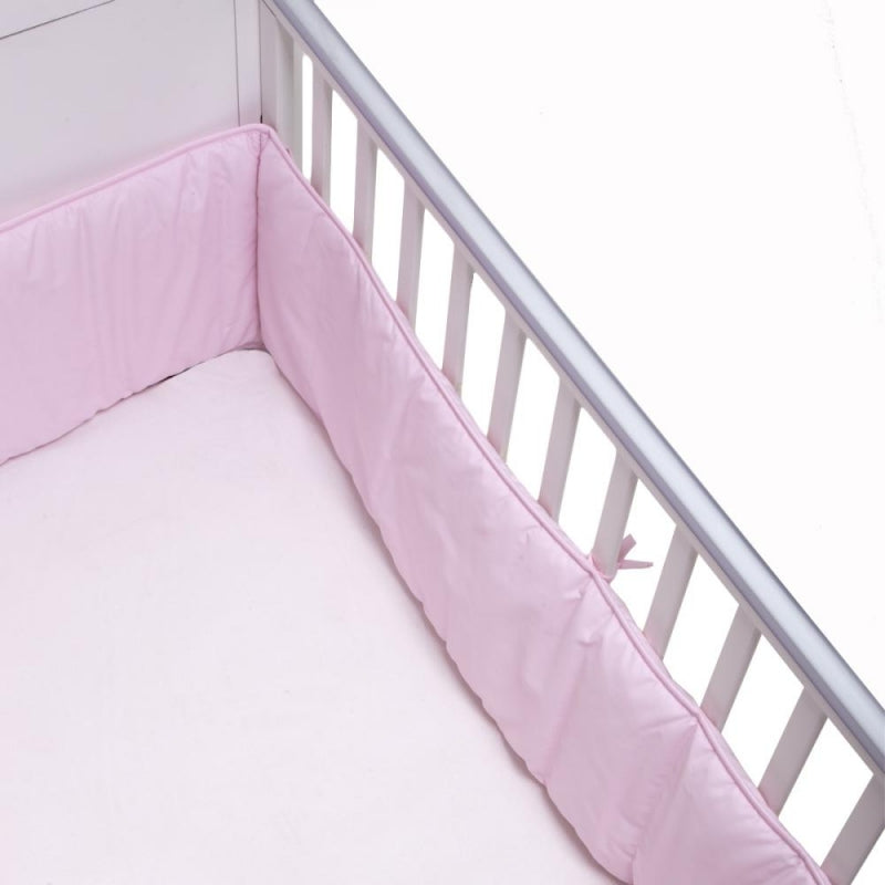 Baby Cotton Cot Bumper 420 - Pink