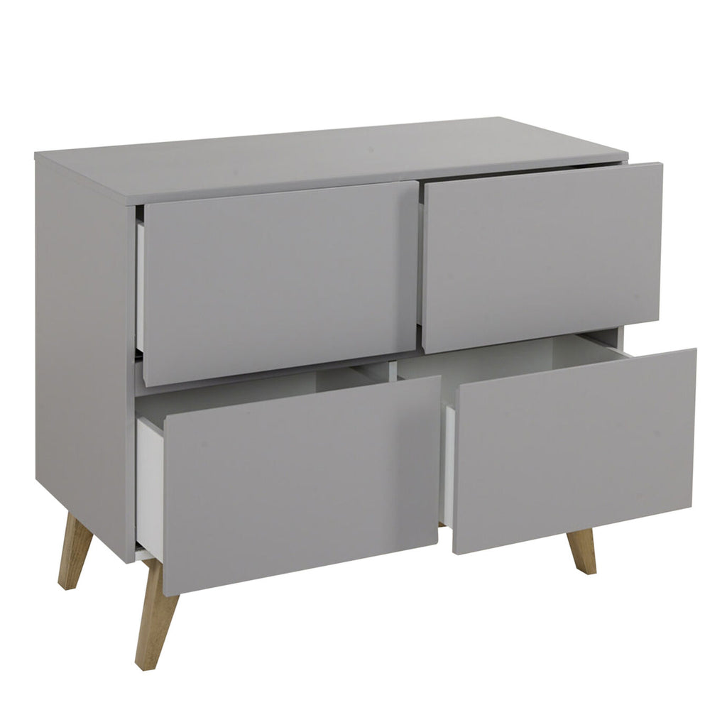 Quax Trendy Chest 4 Drawers - Griffin Grey