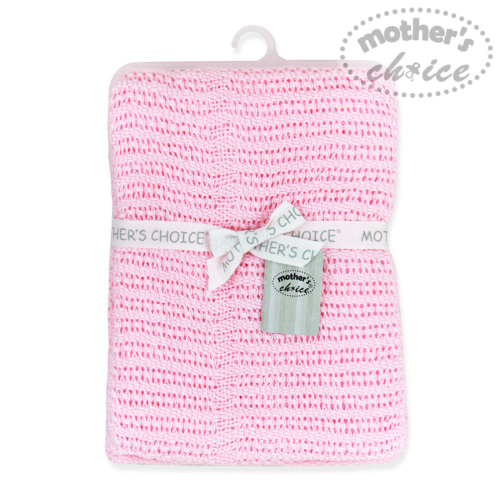 Mother's Choice Cellular Blanket - Pink