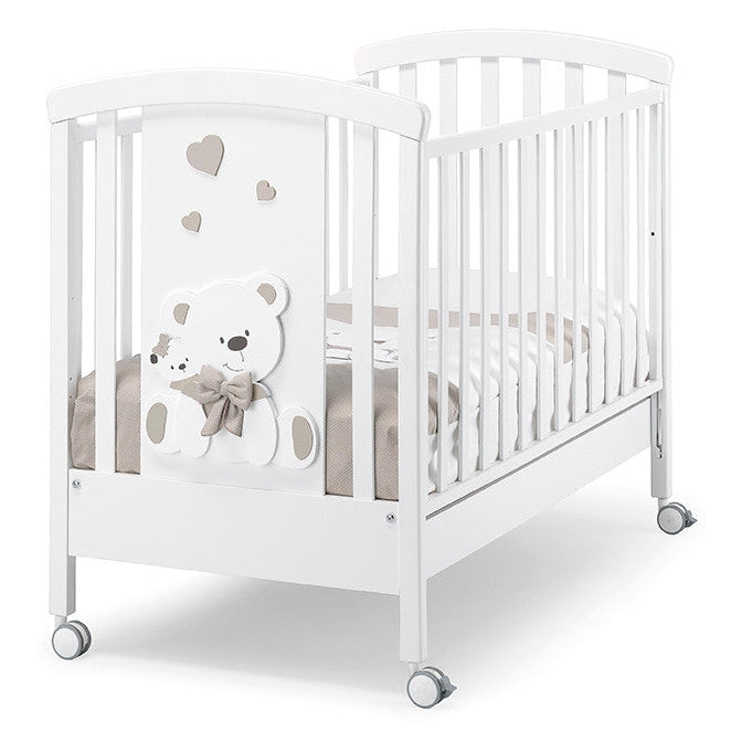 Erbesi Tato Crib White Tortora