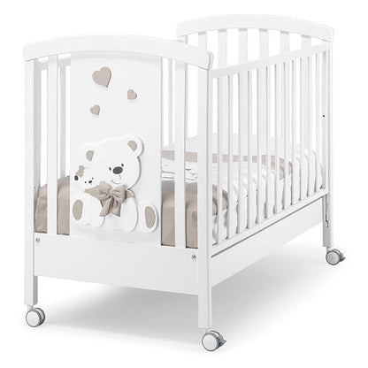 Erbesi Tato Crib White Tortora