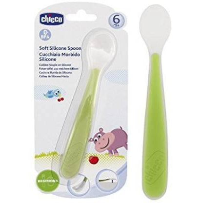CHICCO Soft Silicon Spoon 6M+ – Le Bouquet Baby